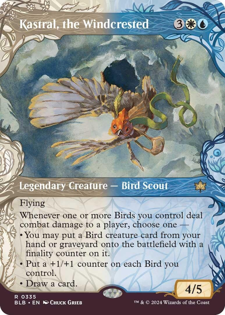 Kastral, the Windcrested (Showcase) (335) (Bloomburrow)