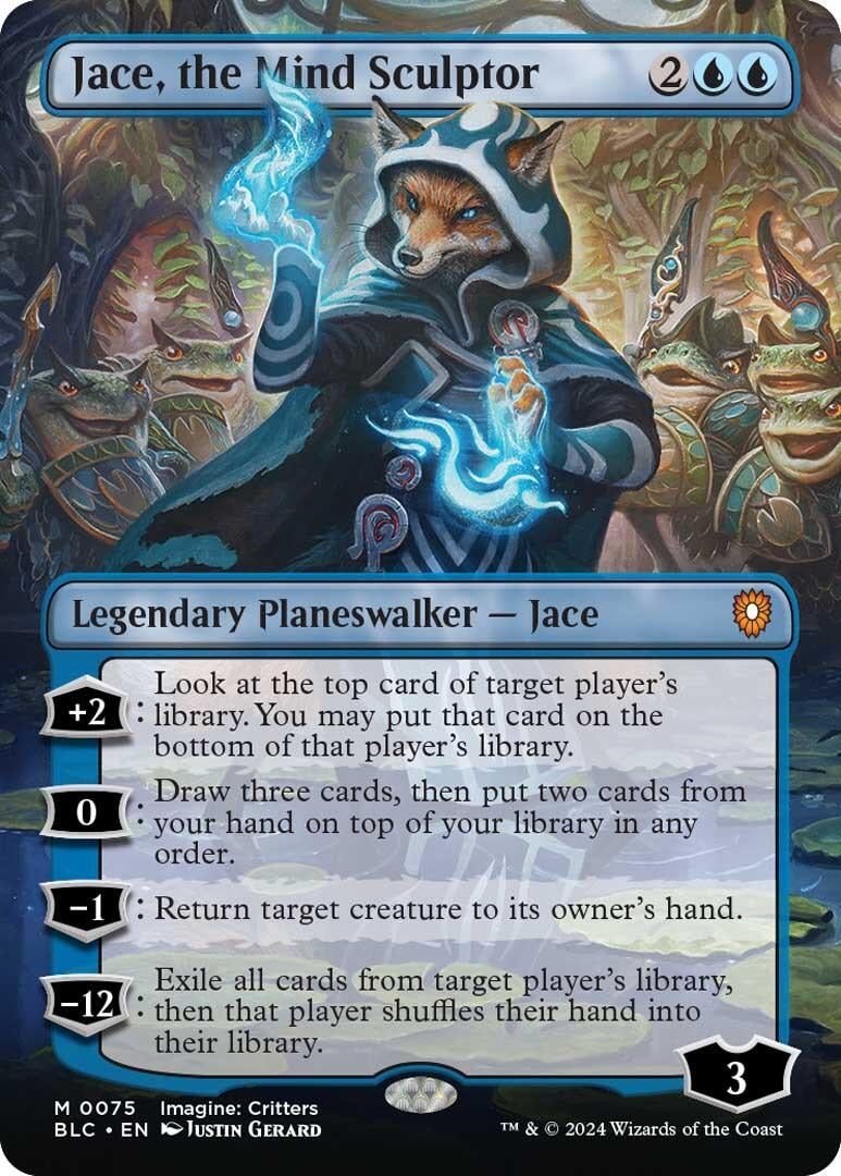Jace, the Mind Sculptor (Borderless) (75) (Bloomburrow)