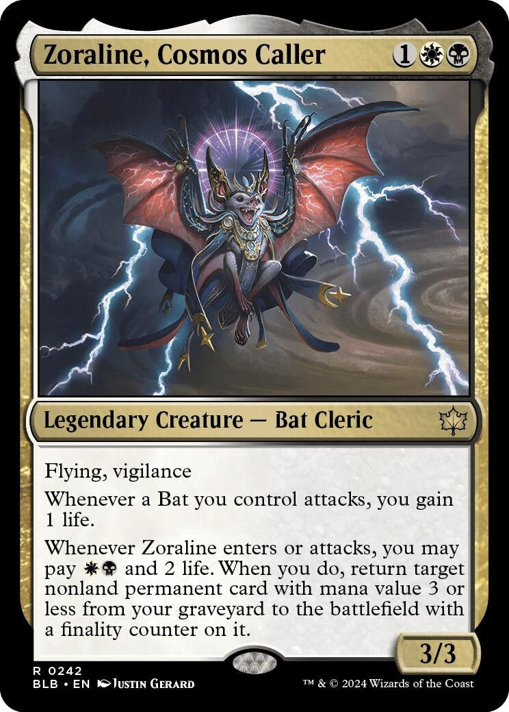 Zoraline, Cosmos Caller (242) (Bloomburrow)