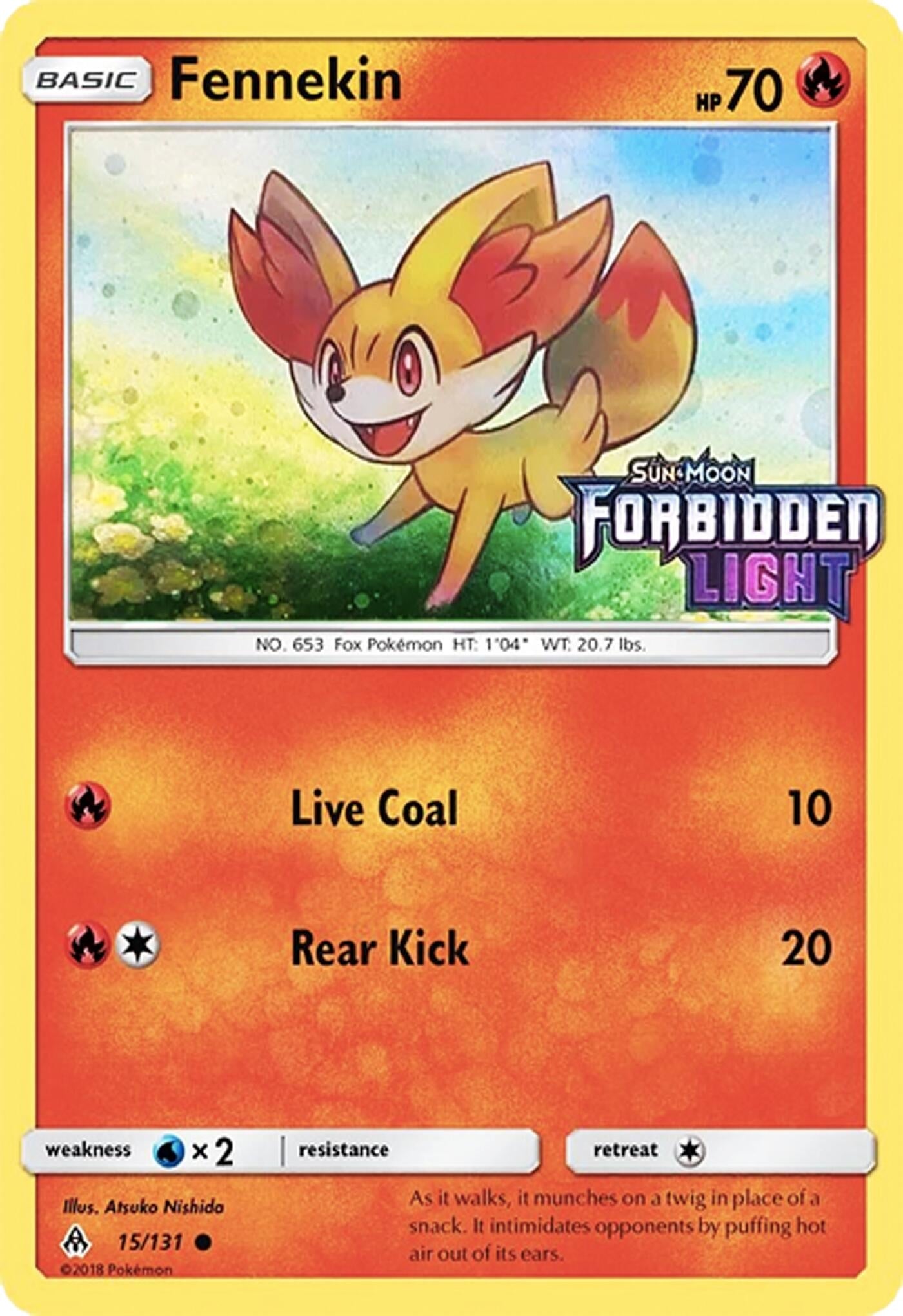 Image for Fennekin - 15/131 (Toys R' Us Promo) (15/131) (SM Promos) (SMP) - Pokemon