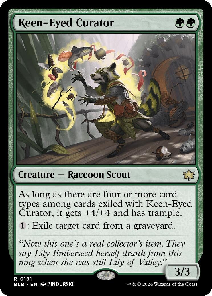 Keen-Eyed Curator (181) (Bloomburrow)