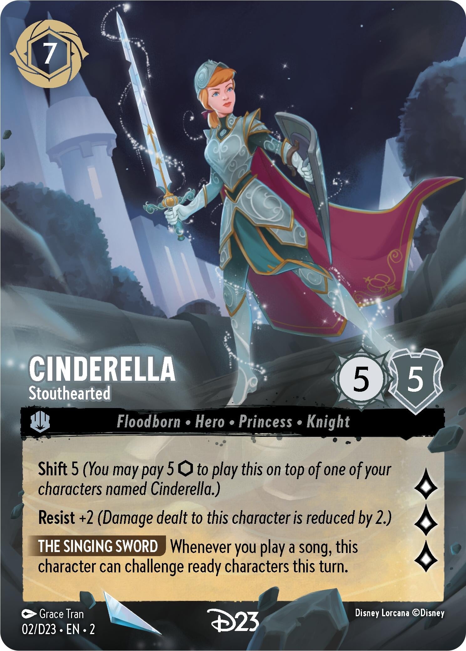 Image for Cinderella - Stouthearted (2) (D23 Promos) (D23) - Disney Lorcana
