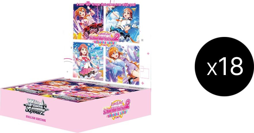 Image for Love Live School idol festival 2 MIRACLE LIVE! Booster Box Case - Weiss Schwarz