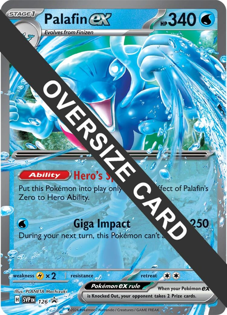 Image for Palafin ex - 126 (126) (Jumbo Cards) (PR) - Pokemon