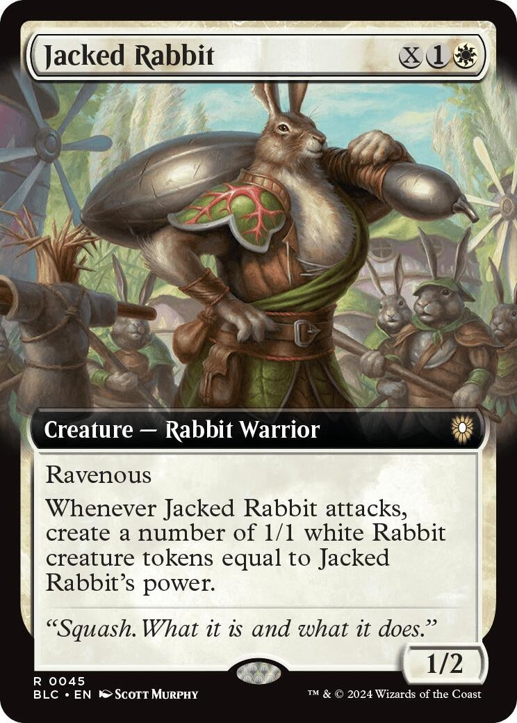 Jacked Rabbit (Extended Art) (45) (Bloomburrow)