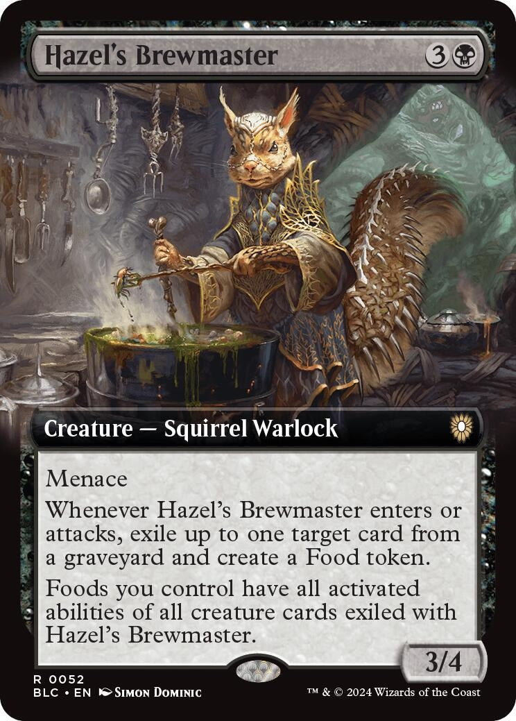 Hazel's Brewmaster (Extended Art) (52) (Bloomburrow)