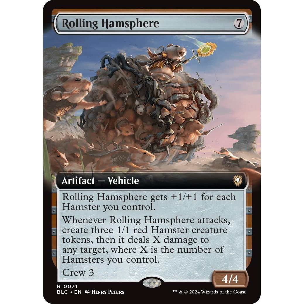 Rolling Hamsphere (Extended Art) (71) (Bloomburrow) - PokeBox USA