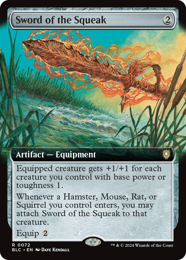 Sword of the Squeak (Extended Art) (72) (Bloomburrow)
