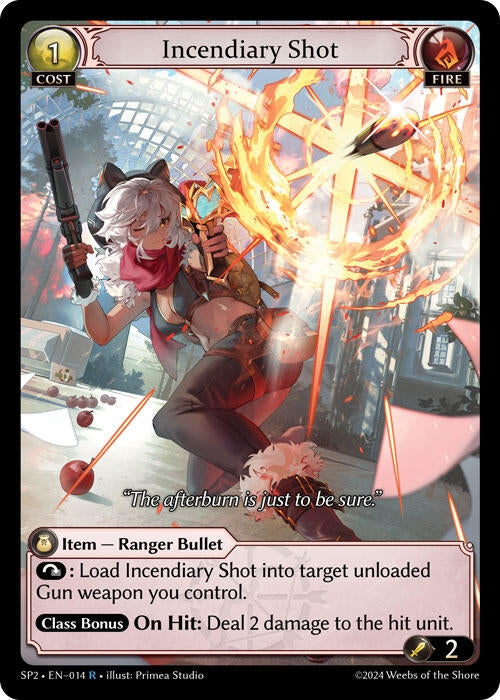 Image for Incendiary Shot (014) (Supporter Pack 2) (SP2) - Grand Archive TCG