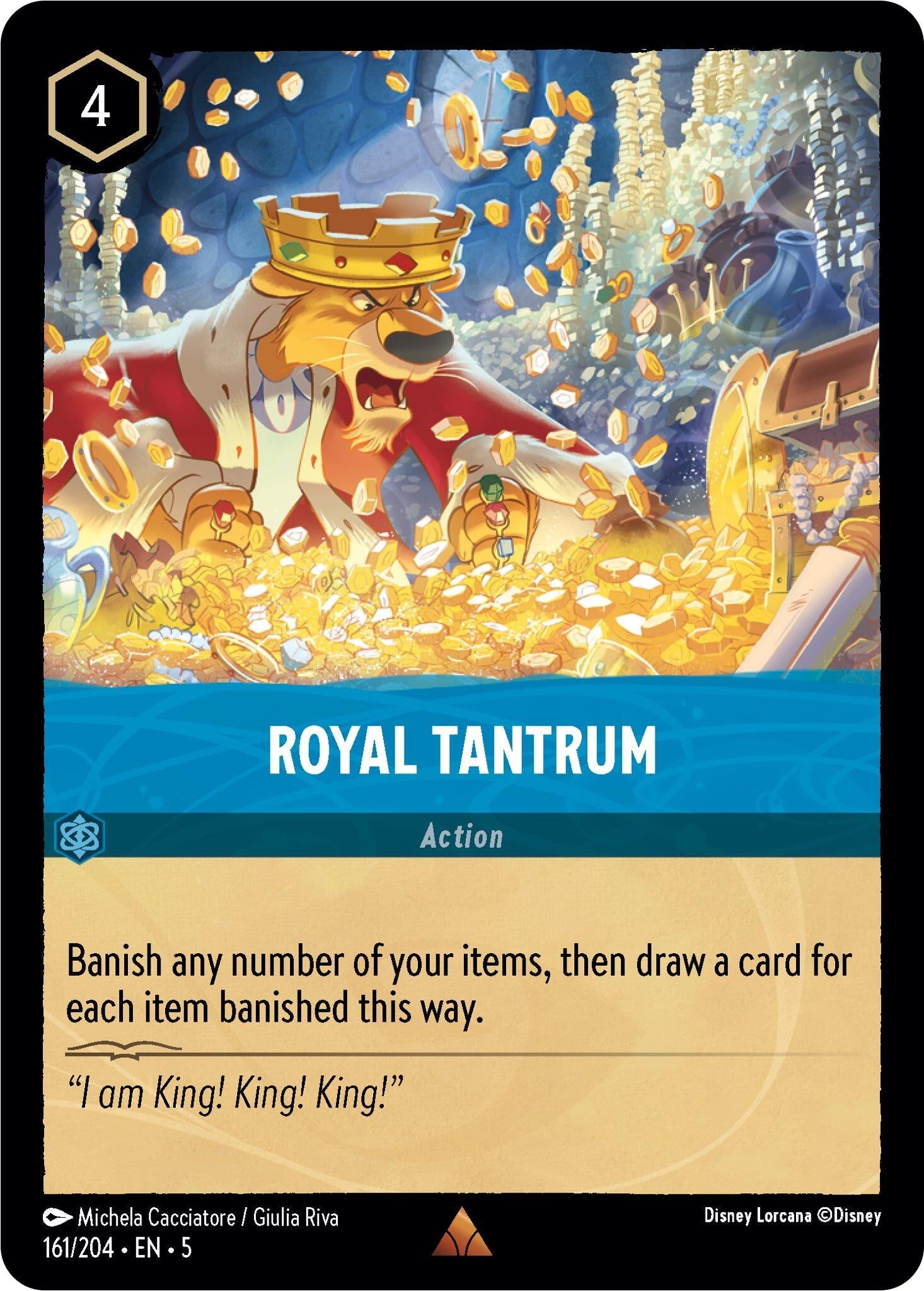 Image for Royal Tantrum (161/204) (Shimmering Skies) (5) - Disney Lorcana
