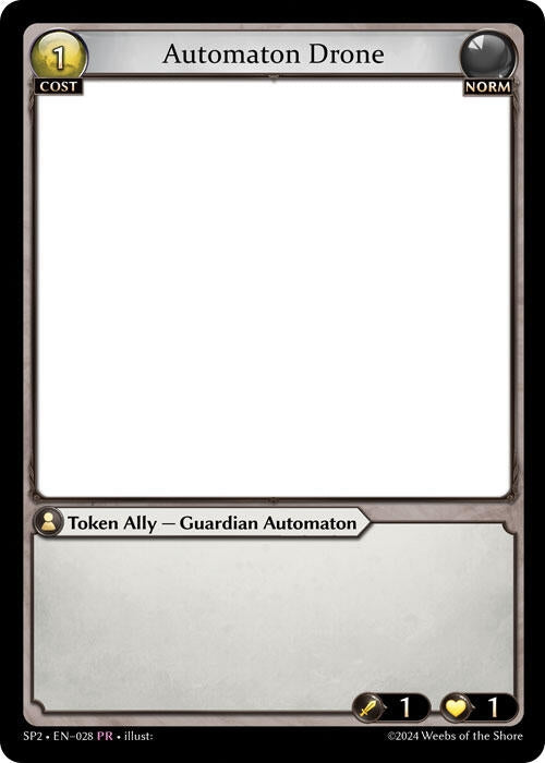 Image for Automaton Drone (028) (Supporter Pack 2) (SP2) - Grand Archive TCG