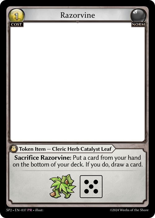 Image for Razorvine (037) (Supporter Pack 2) (SP2) - Grand Archive TCG