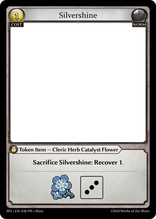 Image for Silvershine (038) (Supporter Pack 2) (SP2) - Grand Archive TCG