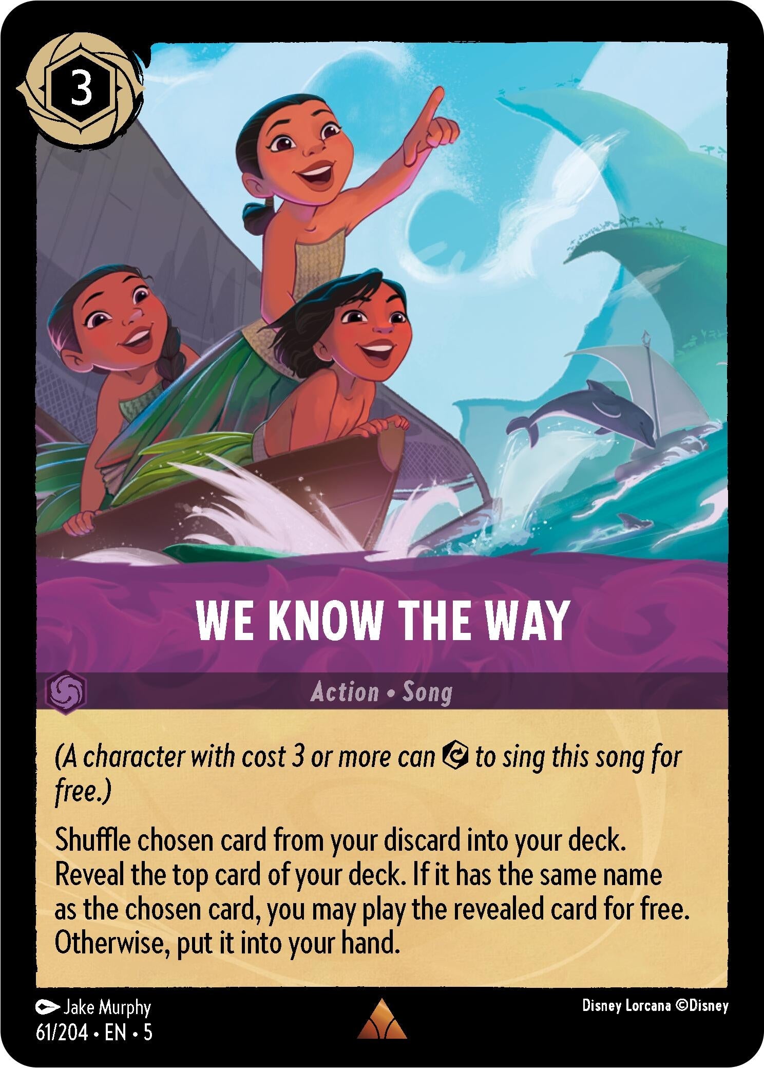 Image for We Know the Way (61/204) (Shimmering Skies) (5) - Disney Lorcana