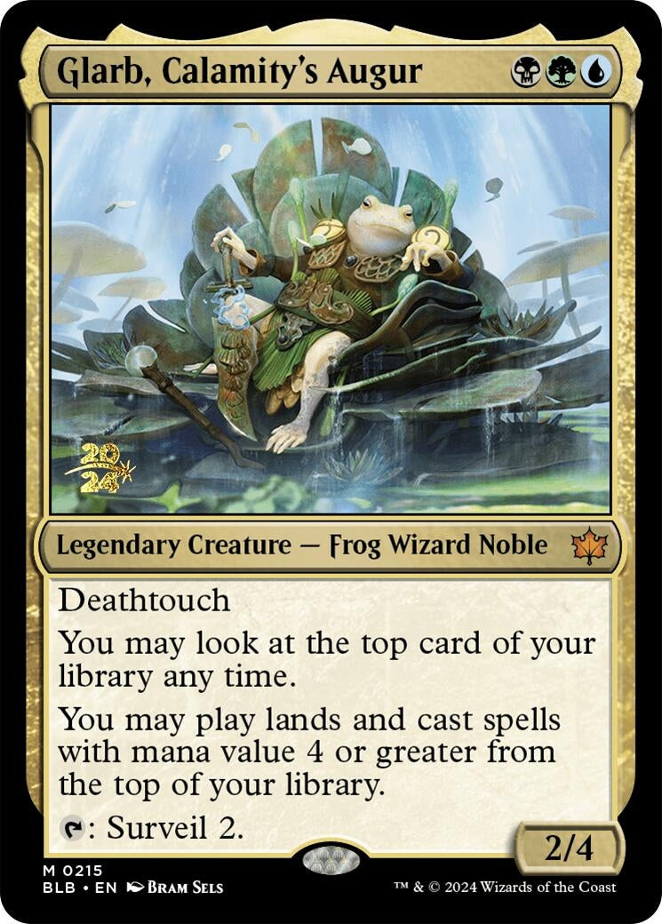Glarb, Calamity's Augur (215) (Prerelease Cards)