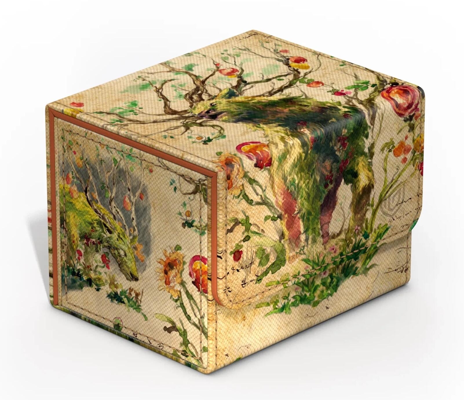 Image for Magic: The Gathering Bloomburrow Sidewinder 100+ Xenoskin Deck Box - Beza, the Bounding Spring - Deck Boxes
