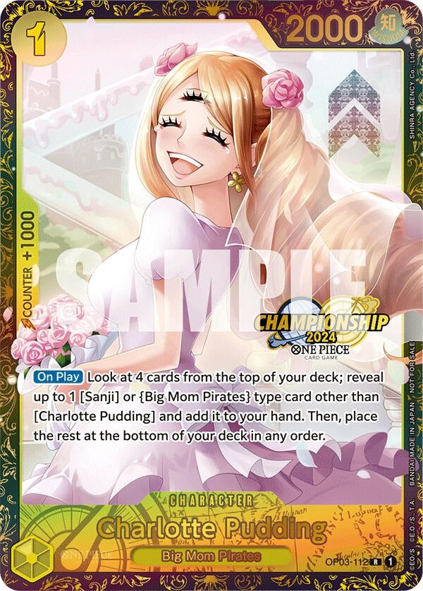 Image for Charlotte Pudding (Championship 2024) (OP03-112) (One Piece Promotion Cards) (OP-PR) - One Piece Card Game