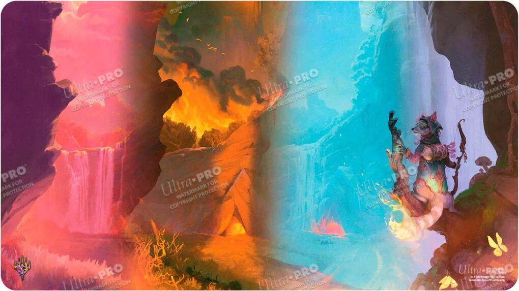 Image for Bloomburrow Standard Gaming Playmat for Magic: The Gathering - Mountain (Four Seasons) - Playmats