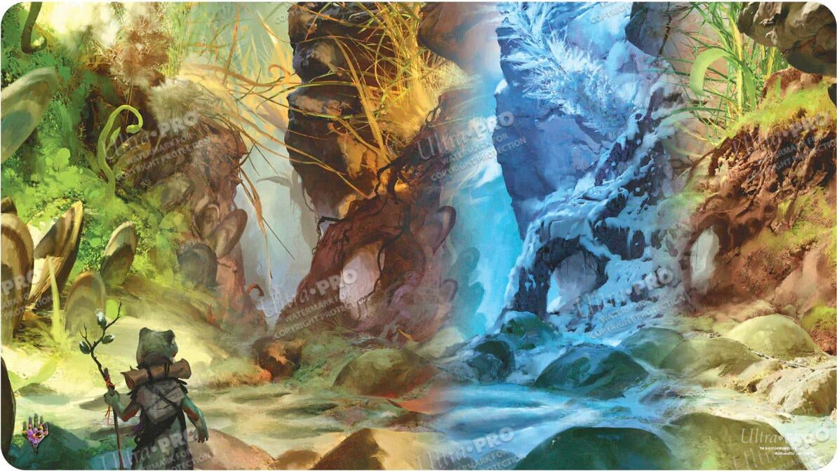 Image for Bloomburrow Standard Gaming Playmat for Magic: The Gathering - Swamp (Four Seasons) - Playmats