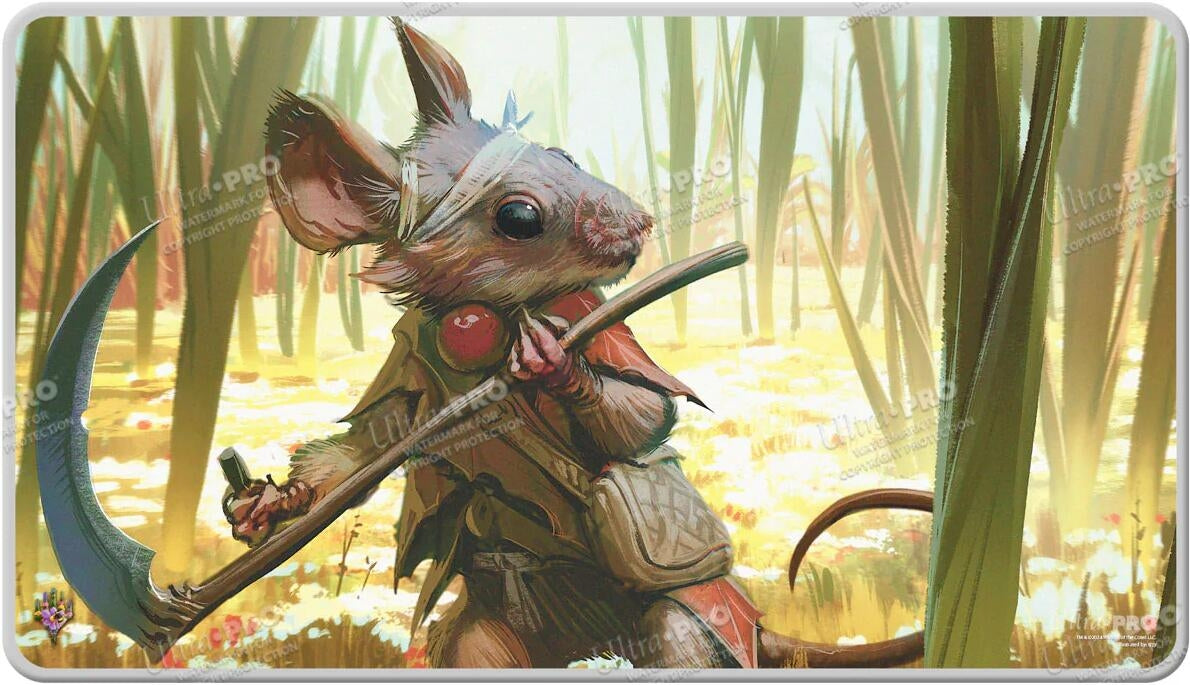 Image for Bloomburrow Stitched Edge Standard Gaming Playmat for Magic: The Gathering - Swords to Plowshares - Playmats
