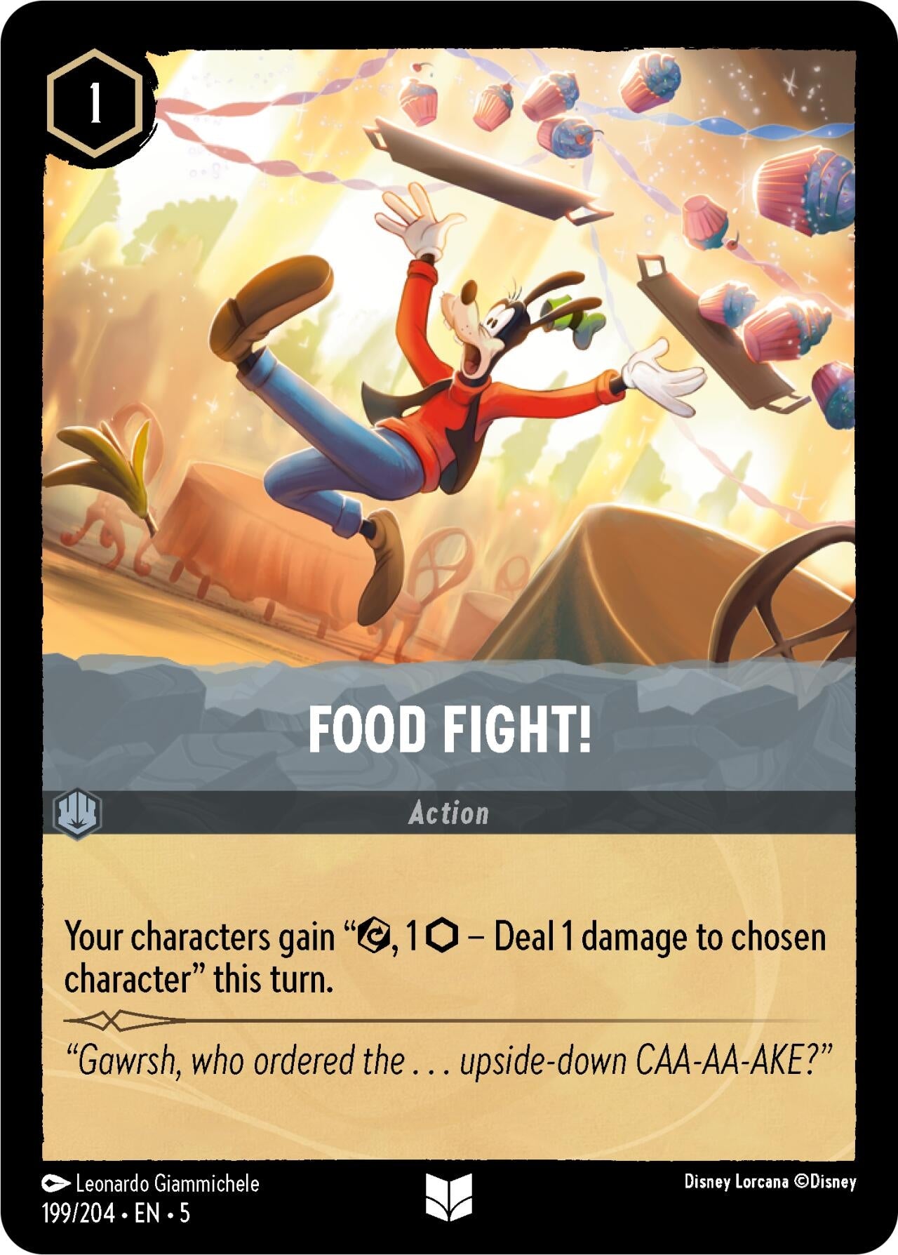 Image for Food Fight! (199/204) (Shimmering Skies) (5) - Disney Lorcana