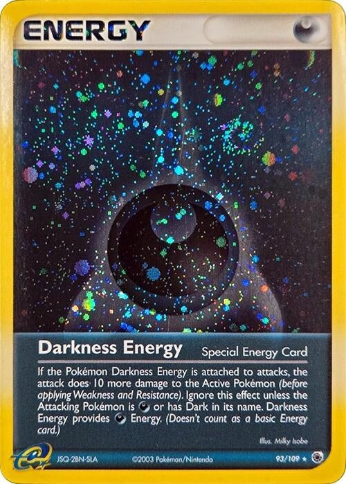 Image for Darkness Energy (Special) - 93/109 (Cosmos Holo) (93/109) (League & Championship Cards) (PR) - Pokemon