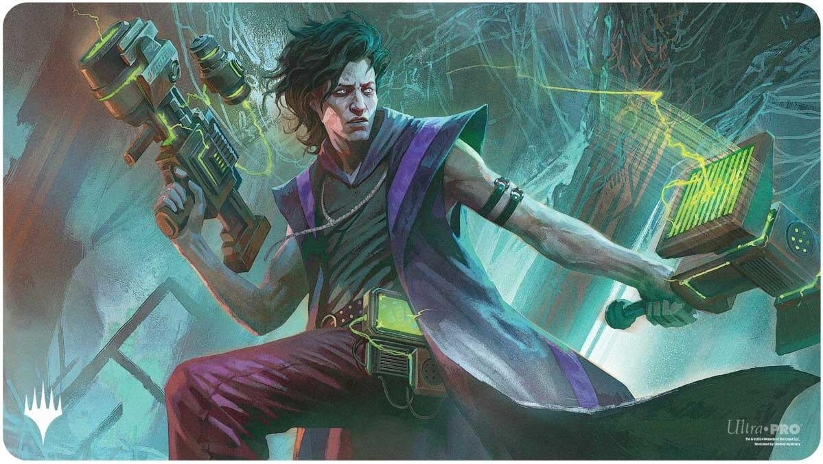 Image for Duskmourn Playmat for Magic: The Gathering - Commander C (Winter, Cynical Opportunist) - Playmats
