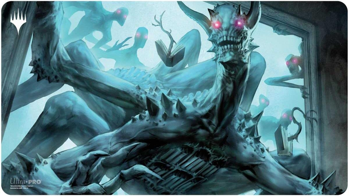 Image for Duskmourn Playmat for Magic: The Gathering - Mythic Cycle Blue (Overlord of the Floodpits) - Playmats