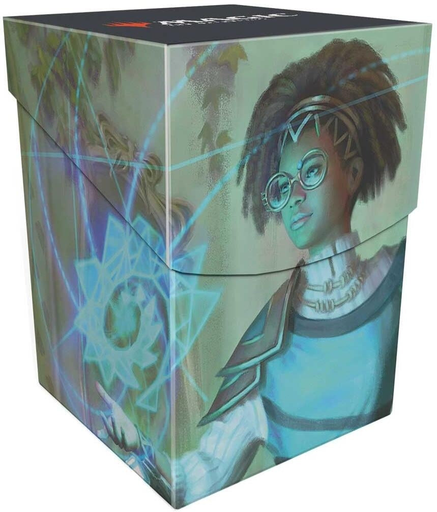 Image for Duskmourn Zimone, Mystery Unraveler 100+ Deck Box for Magic: The Gathering - Deck Boxes