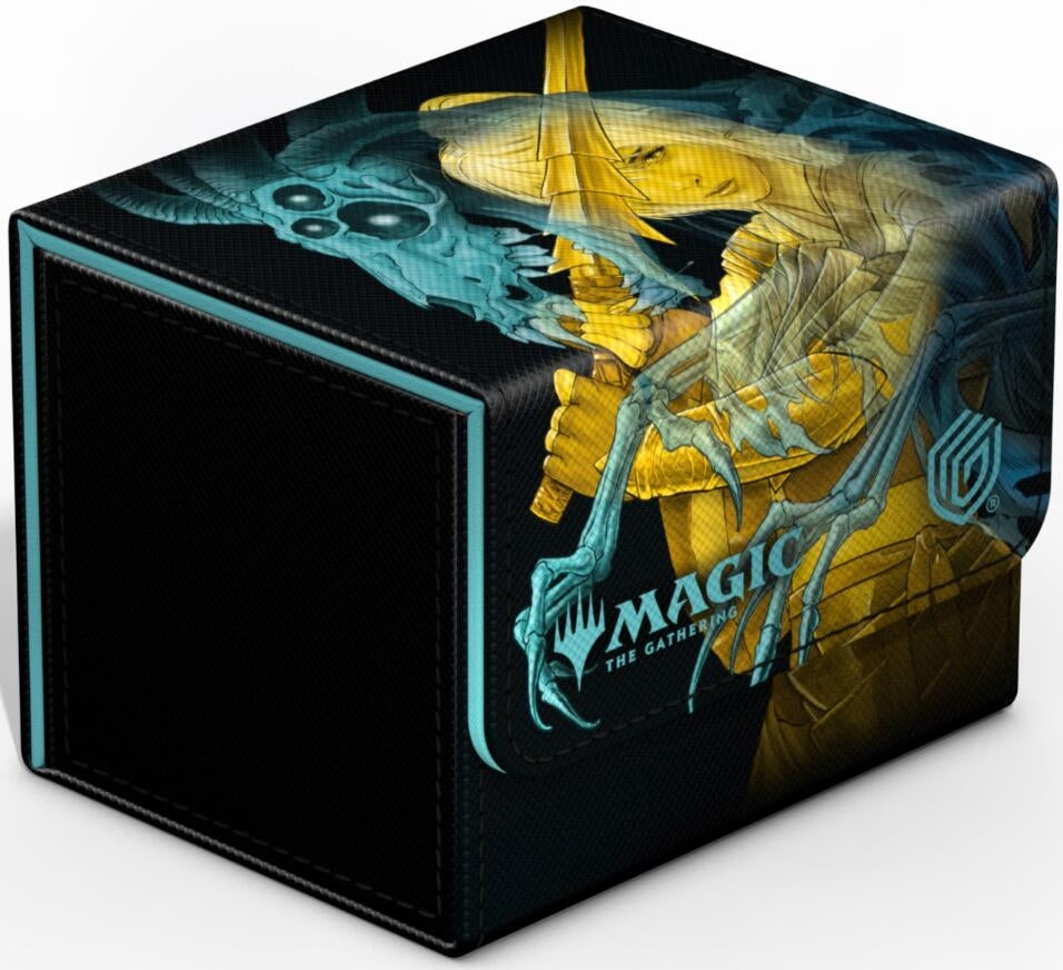 Image for Magic: The Gathering Duskmourn Sidewinder 100+ Xenoskin Deck Box - The Wandering Rescuer - Deck Boxes