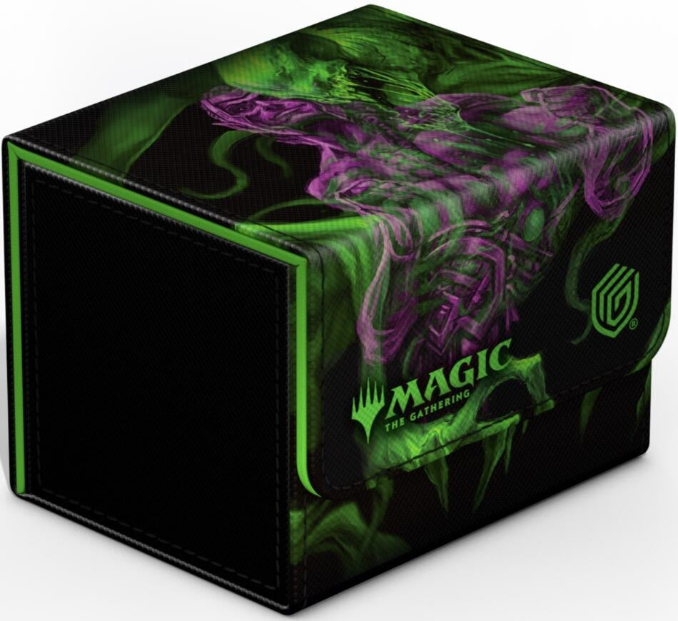 Image for Magic: The Gathering Duskmourn Sidewinder 100+ Xenoskin Deck Box - Tyvar, the Pummeler - Deck Boxes