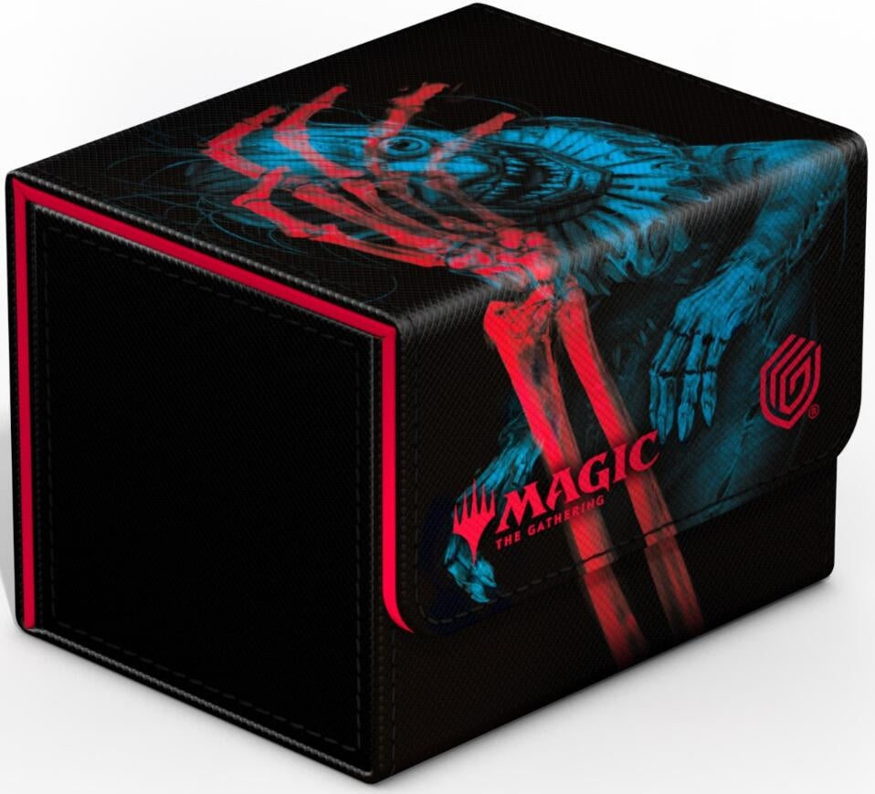 Image for Magic: The Gathering Duskmourn Sidewinder 100+ Xenoskin Deck Box - Marvin, Murderous Mimic - Deck Boxes