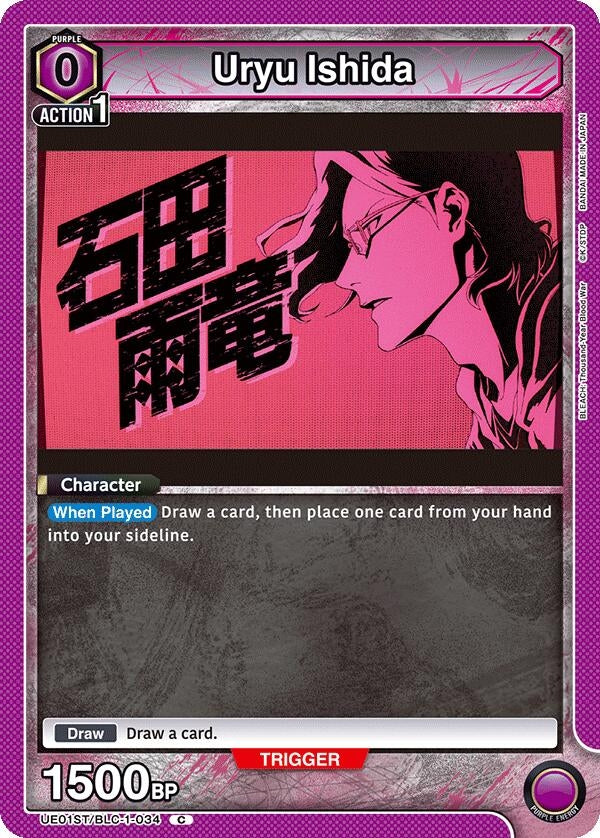 Image for Uryu Ishida (UE01ST/BLC-1-034) (UE01ST: BLEACH: Thousand-Year Blood War Starter Deck) (UE01ST) - Union Arena
