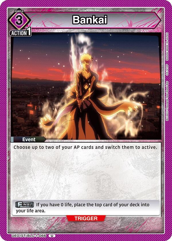 Image for Bankai (UE01ST/BLC-1-066) (UE01ST: BLEACH: Thousand-Year Blood War Starter Deck) (UE01ST) - Union Arena