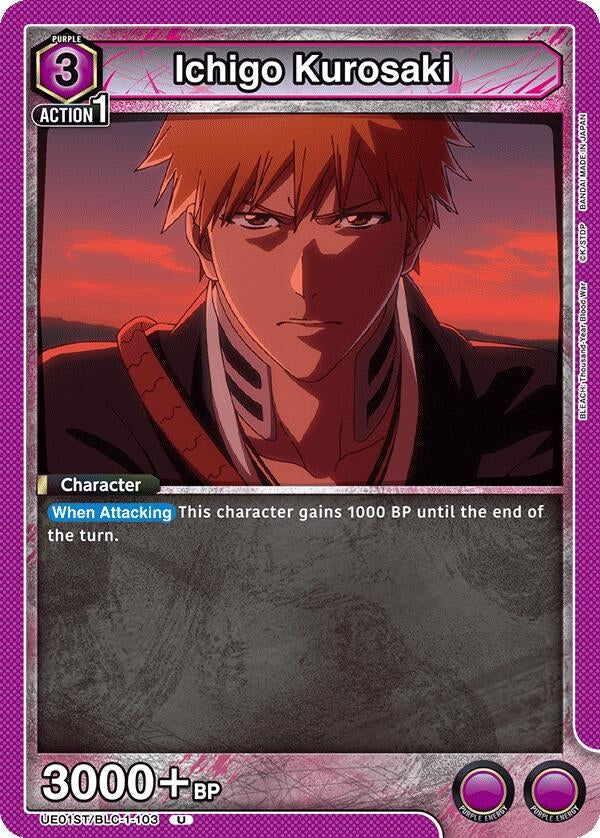 Image for Ichigo Kurosaki (103) (UE01ST/BLC-1-103) (UE01ST: BLEACH: Thousand-Year Blood War Starter Deck) (UE01ST) - Union Arena