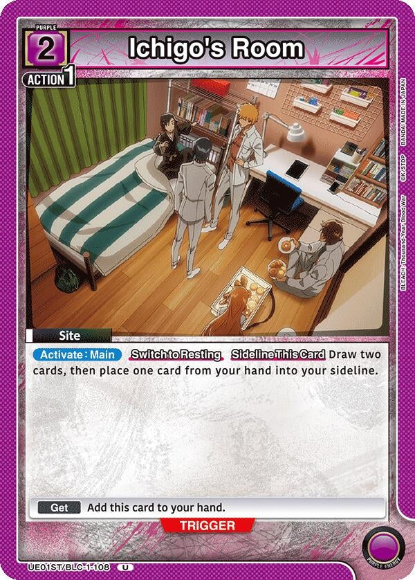 Image for Ichigo's Room (UE01ST/BLC-1-108) (UE01ST: BLEACH: Thousand-Year Blood War Starter Deck) (UE01ST) - Union Arena