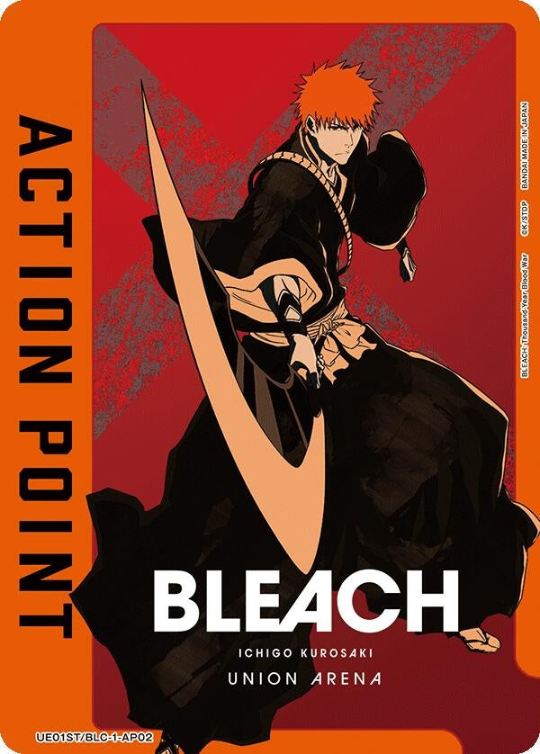 Image for Action Point Card (AP02) (Ichigo Kurosaki) (UE01ST/BLC-1-AP02) (UE01ST: BLEACH: Thousand-Year Blood War Starter Deck) (UE01ST) - Union Arena