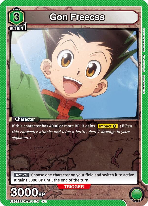 Image for Gon Freecss (101) (UE02ST/HTR-1-101) (UE02ST: HUNTER X HUNTER Starter Deck) (UE02ST) - Union Arena