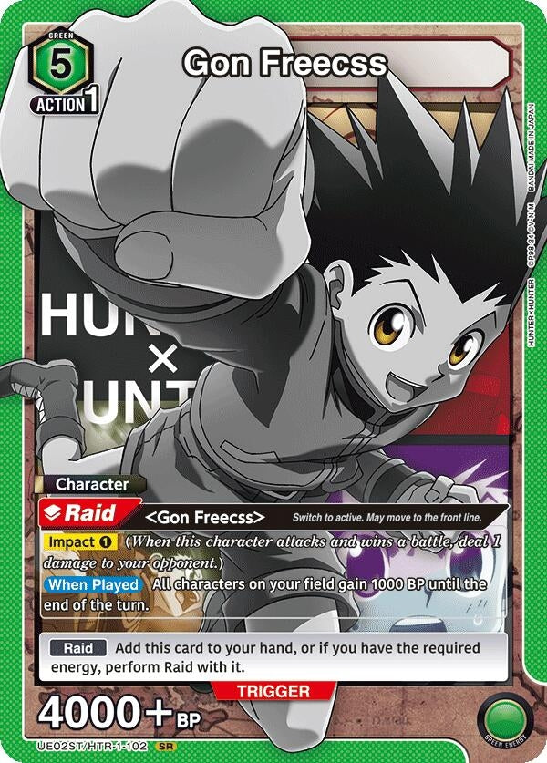 Image for Gon Freecss (102) (UE02ST/HTR-1-102) (UE02ST: HUNTER X HUNTER Starter Deck) (UE02ST) - Union Arena