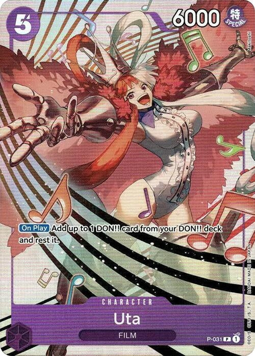 Image for Uta - P-031 (Premium Card Collection -Uta-) (P-031) (One Piece Promotion Cards) (OP-PR) - One Piece Card Game