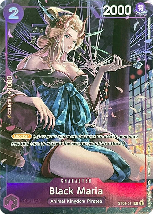 Image for Black Maria (Premium Card Collection -BANDAI CARD GAMES Fest. 23-24 Edition-) (ST04-011) (One Piece Promotion Cards) (OP-PR) - One Piece Card Game