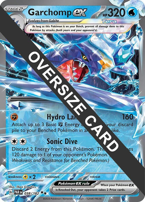 Image for Garchomp ex (038/182) (Jumbo Cards) (PR) - Pokemon