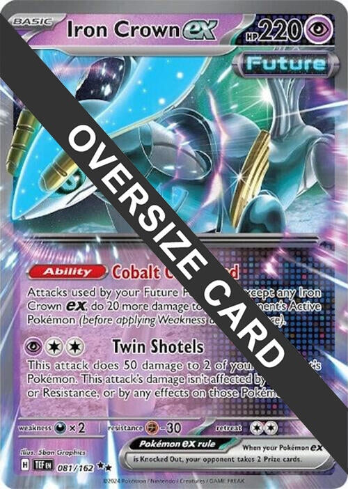 Image for Iron Crown ex (081/162) (Jumbo Cards) (PR) - Pokemon