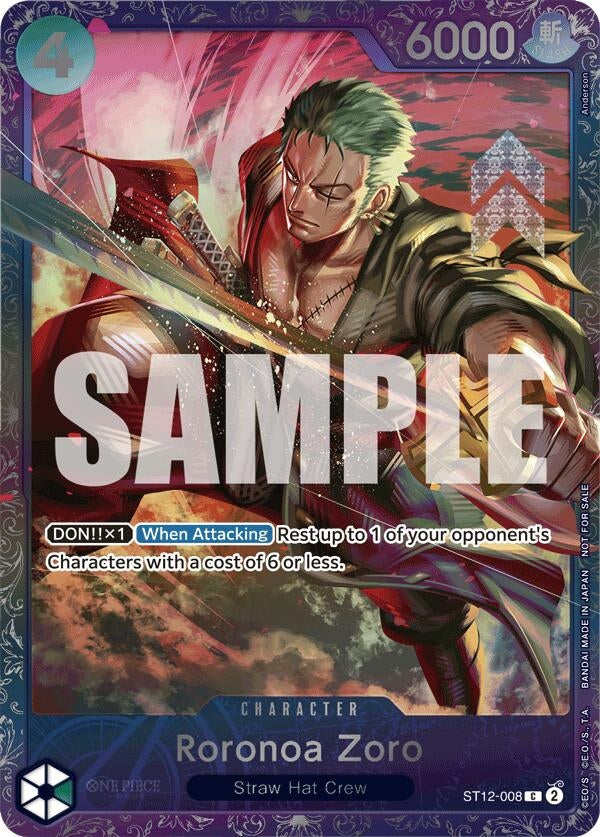 Image for Roronoa Zoro (Treasure Cup 2024) (ST12-008) (One Piece Promotion Cards) (OP-PR) - One Piece Card Game