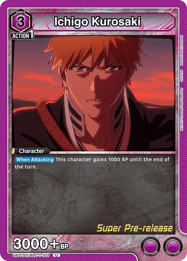 Image for Ichigo Kurosaki (103) (UE01ST/BLC-1-103) (UE01ST: BLEACH: Thousand-Year Blood War Super Pre-Release Starter Deck) (UE01ST_PRE) - Union Arena
