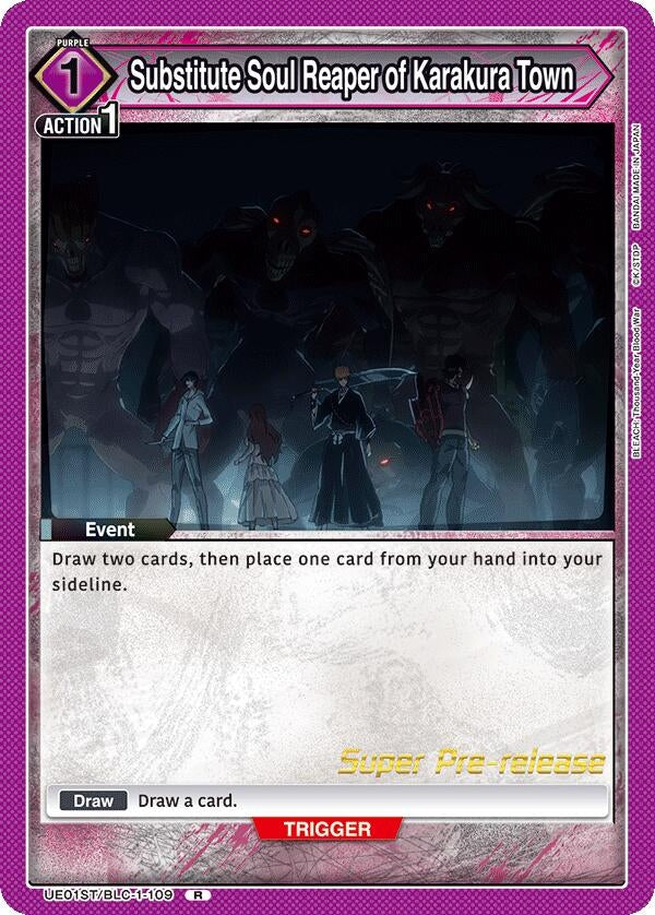 Image for Substitute Soul Reaper of Karakura Town (UE01ST/BLC-1-109) (UE01ST: BLEACH: Thousand-Year Blood War Super Pre-Release Starter Deck) (UE01ST_PRE) - Union Arena