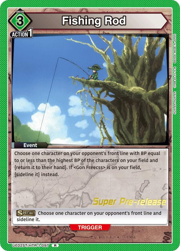 Image for Fishing Rod (UE02ST/HTR-1-097) (UE02ST: HUNTER X HUNTER Super Pre-Release Starter Deck) (UE02ST_PRE) - Union Arena