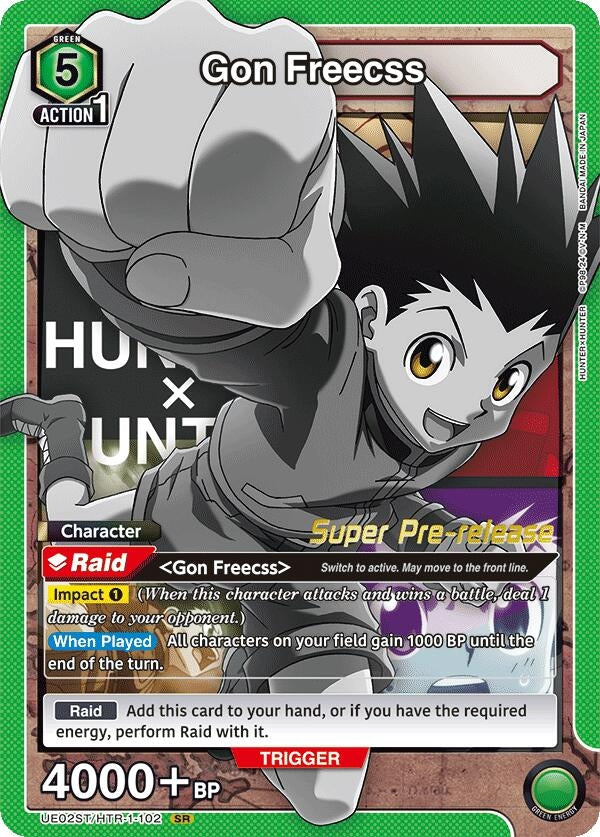 Image for Gon Freecss (102) (UE02ST/HTR-1-102) (UE02ST: HUNTER X HUNTER Super Pre-Release Starter Deck) (UE02ST_PRE) - Union Arena