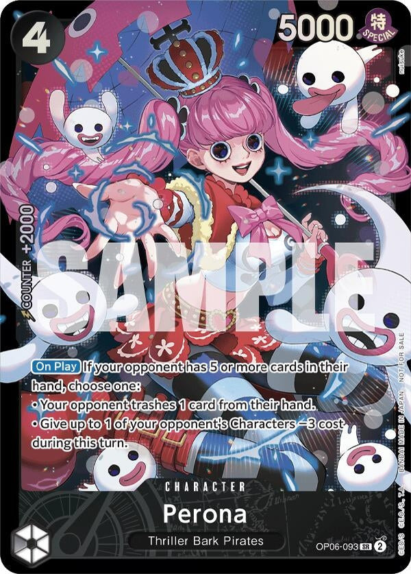 Image for Perona (Store Treasure Cup 2024) (OP06-093) (One Piece Promotion Cards) (OP-PR) - One Piece Card Game