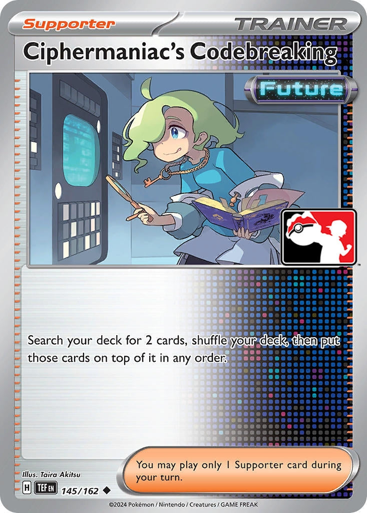 Image for Ciphermaniac's Codebreaking (145/162) (Prize Pack Series Cards) - Pokemon